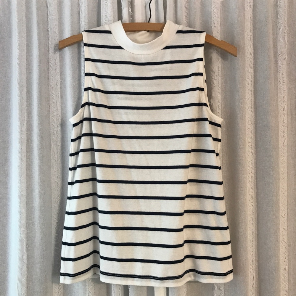 Madewell | tune mockneck in Harmon stripe